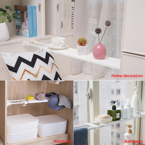 Organizador de Armario Ajustable, <span class=keywords><strong>Estante</strong></span> de Almacenamiento, Estantes Decorativos para Armario Montados en la <span class=keywords><strong>Pared</strong></span>, Soportes para Gabinetes - Product Image 6