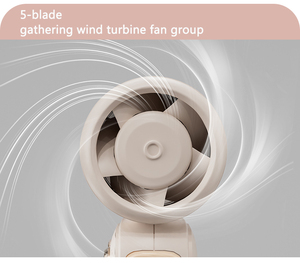 <span class=keywords><strong>Ventilateur</strong></span> portable de poche avec batterie rechargeable de 3000 mAh, trois niveaux de vitesse, moteur sans balais, taille de poche pour l'extérieur, mini <span class=keywords><strong>ventilateur</strong></span> turbo - Product Image 2