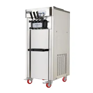 The Lowest Price Commercial Use Soft Icecream making machine Vertical three flavour ice cream making machine