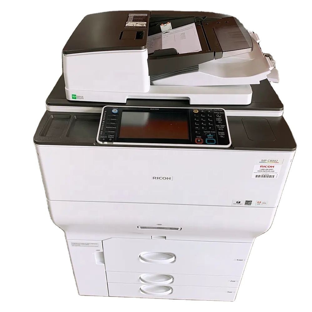 High-speed Ricoh C8002 Used Photocopier for Colored Printing