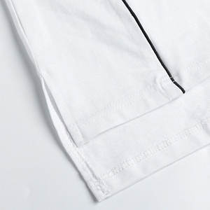 OEM Custom Service <span class=keywords><strong>Hip</strong></span> <span class=keywords><strong>Hop</strong></span> Drop sharp stampa nera T Shirt sport produttore di <span class=keywords><strong>abbigliamento</strong></span> per gli uomini - Product Image 6