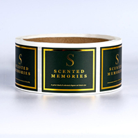 Étiquette Personnalisée de Luxe pour Bouteille de Parfum, Autocollant Adhésif Imperméable en Vinyle avec Dorure à Chaud en Relief pour Flacons de Parfum