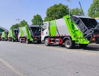 Camion compacteur à chargement arrière Foton 4x2 |   Camion de transport de déchets compact diesel de 5 m3 avec système de levage