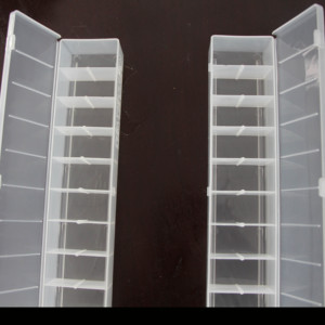 500x50x30mm PP đá chip khay bột mẫu hộp đá chip Mini lõi hộp khay khoan địa chất màu trắng - Product Image 1