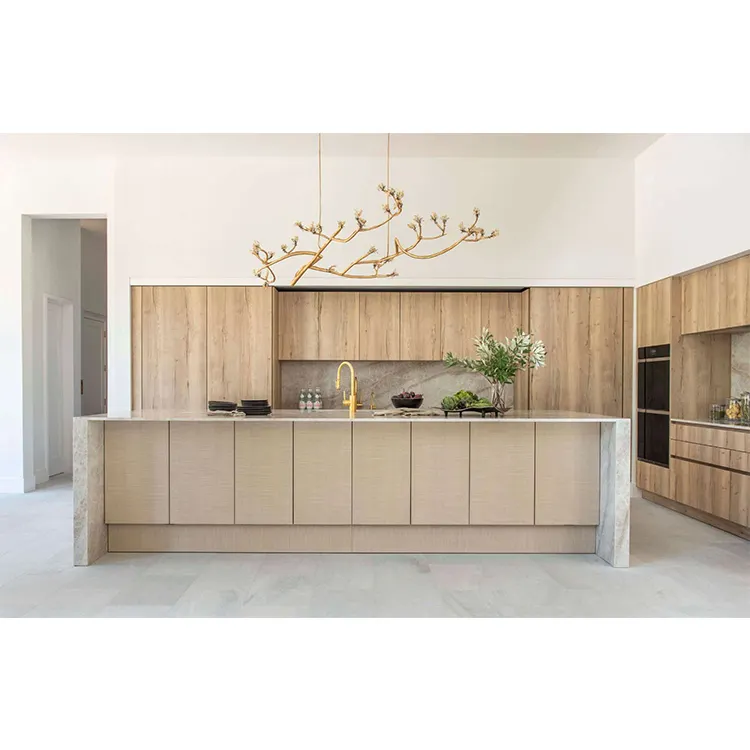 Whole house interior furniture customization cheap polymer kitchen cabinet wooden kitchen cupboards