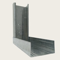 Échantillon gratuit Profil en acier galvanisé Encadrement de cloison sèche Système de plafond suspendu Rail à goujons en métal