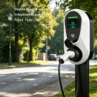 Cargador EV de 7 kW Tipo 2 Wallbox 32A 220V Monofásico para Hogar, con WiFi Inteligente, App, OCPP, CE, TUV, UKCA, RoHS, IEC 61851, EN 61851, Logotipo Personalizado OEM