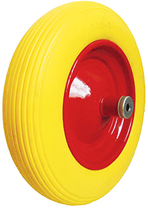 16 Inch 4.00-8 Massief Pu-Wielconstructie-Industrie Compatibel Kruiwiel - Product Image 5