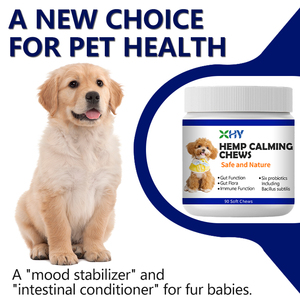 Angstlösende Kausnacks mit Kamille zur Entspannung Haustier-Nahrungsergänzungsmittel Hunde-Soft-Kausnacks - Product Image 5