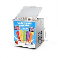 Nouvelle machine à glaces/ sucettes automatique monophasée 32 pièces, compatible lait et fruits, 220V 650W, pour usage commercial