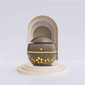 <span class=keywords><strong>Humidificador</strong></span> de Grano de Madera OEM 2026, <span class=keywords><strong>Humidificador</strong></span> Ultrasónico con Diseño de Flor de Ciruelo para Dormitorio, Gran Venta - Product Image 2