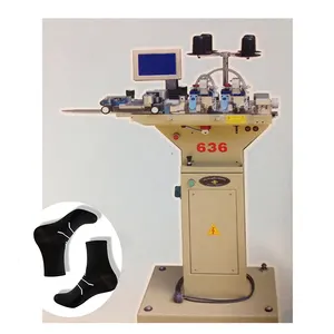 Automatic socks manufacturing equipment Sports mid-calf trendy hundred socks knitting machine