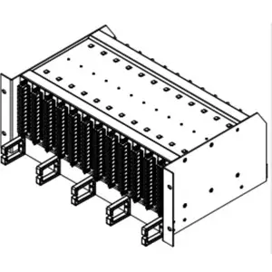 New design High density 19" Rack mount 4 Unit 144 core or fiber Optical Fiber Distribution Frame with 12 pcs LGX module