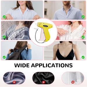 पोर्टेबल त्वरित कपड़े फिक्सर हैंडहेल्ड टैग गन मशीन हार्ड प्लास्टिक माइक्रो सिलाई गन सिलाई उपकरण मूल्य टैग गन - Product Image 6