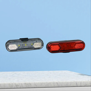 Luz trasera para bicicleta Atrio, Led recargable, 4 modos, blanco y rojo, resistente al agua Ipx4, para ciclismo nocturno en bicicleta de montaña - Product Image 1