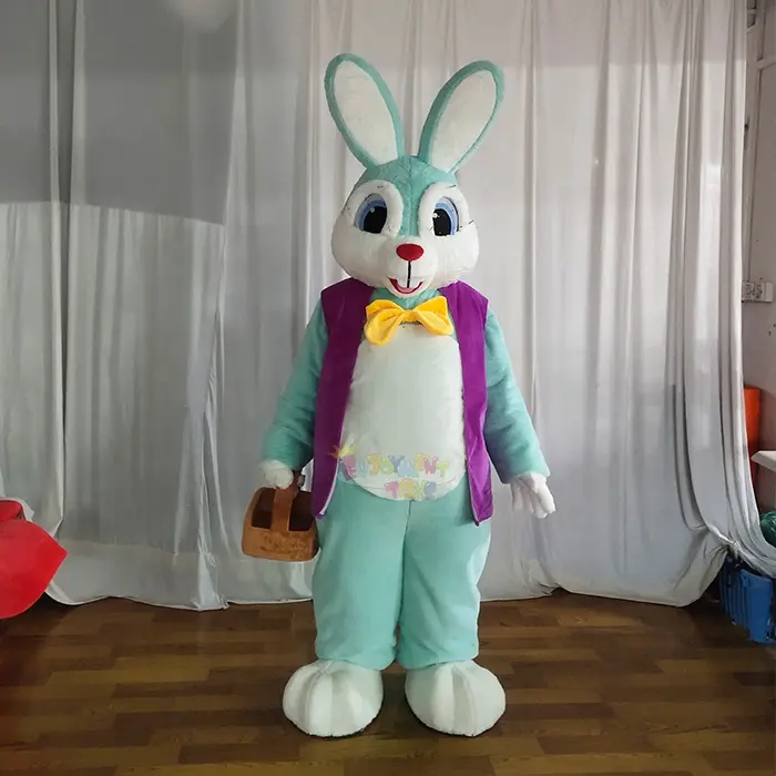 Mascotte coniglietto pasquale di alta qualità costume Bugs coniglio lepre pasqua Mascotte per adulti in vendita