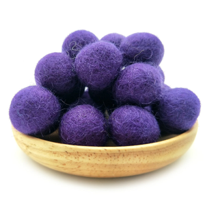 Amante — décoration <span class=keywords><strong>de</strong></span> noël, 100% boules en feutre <span class=keywords><strong>de</strong></span> <span class=keywords><strong>laine</strong></span> pour pom pom, fait main, 2cm 3cm 1.5cm, en stock, couleur riche, <span class=keywords><strong>rouge</strong></span>, vert, bon marché - Product Image 4