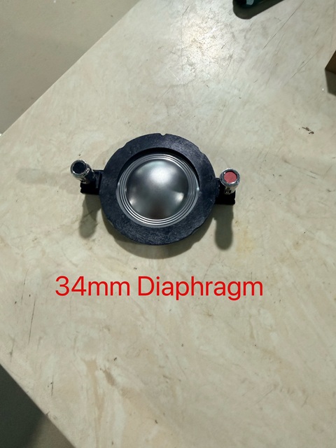 High-frequency 34mm HT Polymer Diaphragm for Hf Driver 8 Ohm Impedance 108dB Sensitivity