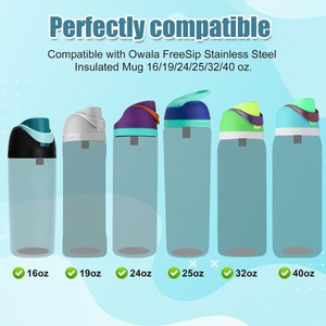 Junta de Silicona de Repuesto para Botella de Agua Owala FreeSip, Tapón Libre de BPA para Acero Inoxidable de 19-40 oz, Apto para Lavavajillas - Product Image 4