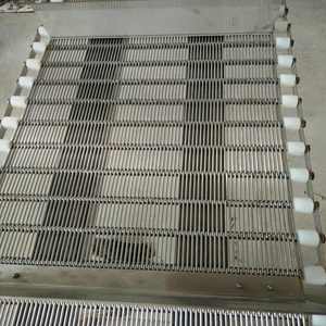 Cinta transportadora de malla de alambre de cifrado de espiga personalizada para alimentos y cosas pequeñas cinta transportadora de equilibrio compuesto de eslabones de cadena - Product Image 6