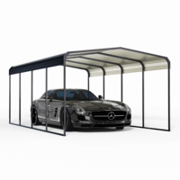 Abri de voiture en acier galvanisé pour extérieur, toutes saisons, ESGC1220