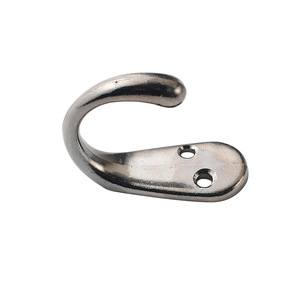 Single Metal <b>Wall</b> <b>Hook</b> Silver Rust Resistant Coat <b>Hook</b> For Home Use - Product Image 5