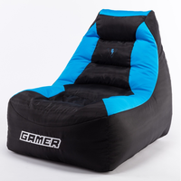 Innen-und Gartenmöbel Lazy Sofa Gaming Sitzsack Stuhl hussen mit Seiten taschen