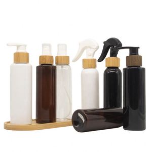 Eco-friendly Transparent PET Plastic Spray Pump Cosmetic Bottle Nozzle with Plastic Lid for Skin Care Serum and Face Mask - Product Image 4