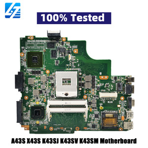 มาเธอร์บอร์ดแล็ปท็อป K43SV สำหรับ <span class=keywords><strong>Asus</strong></span> K43S <span class=keywords><strong>A43S</strong></span> K43SJ K43SV K43SD K43SM เมนบอร์ดโน้ตบุ๊คในสต็อก100% การทดสอบตกลงจัดส่งเร็ว - Product Image 1
