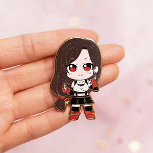 เข็มกลัดโลโก้แบบกำหนดเองราคาโรงงาน ลายการ์ตูนอนิเมะ ชุบทอง เคลือบอีนาเมลแบบนิ่มและแข็ง สำหรับติดเสื้อผ้า - Product Image 6