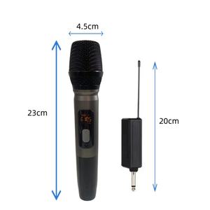 Microphone sans fil professionnel de type <span class=keywords><strong>C</strong></span> à 2 canaux, studio, podcast, diffusion en direct, réduction du bruit, léger, utilisation familiale - Product Image 2