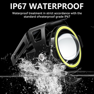 Luz de Conducción LED Universal <span class=keywords><strong>U7</strong></span> IP67 Impermeable, Luces Auxiliares de Niebla, Ojo de Ángel, Lámpara Intermitente para Motocicleta, ATV, Camión - Product Image 3