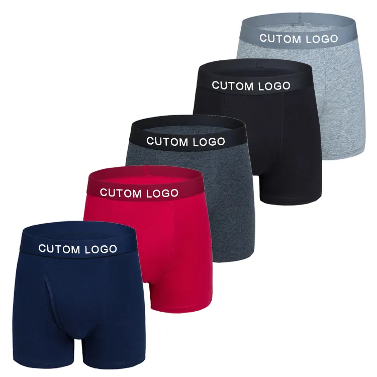 Slips et Boxer en coton Polyester avec Logo personnalisé pour homme, impression par Sublimation, vente en gros, lot de 12 pièces
