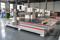 Router CNC para Trabajar la Madera ATC 4X8 pies 1325 1530 de 3 Ejes con Cambiador de Herramientas Lineal Syntec 60WE para Tallado y Grabado 3D en Madera