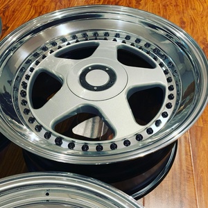 Bku 3 Mảnh Bánh Xe Futura Cho BMW E34 M5 E39 E24 M6 E28 E36 E30 M3 E90 17 18 Inch Rim Tùy Chỉnh Năm Nói Nói Thiết Kế Hợp Kim 5X120 Bánh Xe - Product Image 6