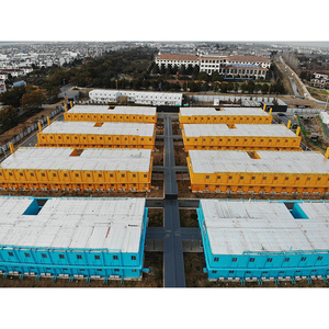 Material de Panel sándwich de Casa de contenedor plegable de diseño moderno pequeño prefabricado de lujo de plegado rápido para edificio de oficinas centro comercial Hotel - Product Image 6