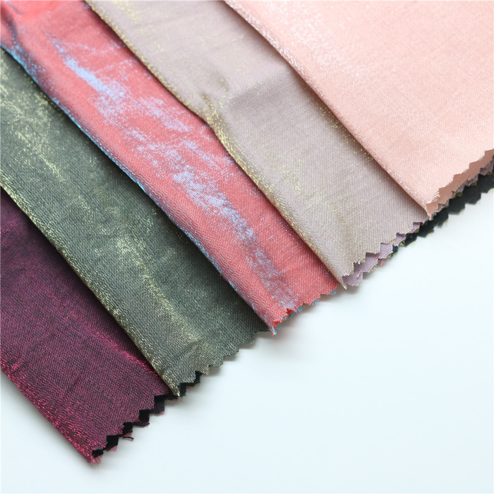 Горячая Распродажа, нейлоновая вискозная ткань на заказ, двухцветный воздушный поток, тканая ткань NR для платья