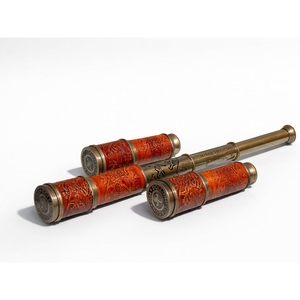 Telescopio de Latón con Zoom 15x, Lente de 4 mm, Telescopio Náutico de Mano para Navegación y Uso al Aire Libre con Caja - Product Image 5