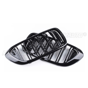 Rejilla Delantera para BMW Serie 6 GT G32 630I 640I 640I 620D 640D XDrive 2017 2018 2019, Doble Listón, Color Negro - Product Image 4