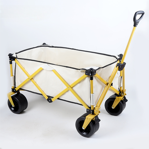 Utilitas luar ruangan yang nyaman troli tangan portabel gerobak lipat baja tahan karat untuk akses pintu belakang taman didukung OEM - Product Image 2