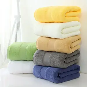 Factory best selling high quality cotton seven color bath towel