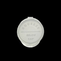 Tube en plastique transparent avec bouchon à pression 32*116MM, résistant aux enfants, étanche, réutilisable, pour le stockage de rouleaux de papier