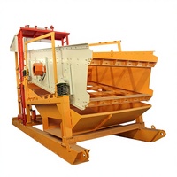 Crible vibrant industriel personnalisé pour l'extraction d'or, machine de tamisage de sable et d'or, moteur, PLC, haute rigidité, 380V/220V pour