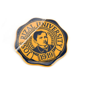 Distintivo Metallico Personalizzato Rotondo in Lega di Zinco con Texture in Resina, Logo 3D Stampato, Adesivo Resistente e Goffrato - Product Image 3