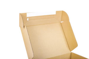 定制牛皮纸飞机形状服装盒瓦楞纸板纸服装内衣袜子紫外线优势撕裂包装文件夹 - Product Image 3