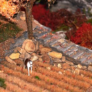 Nhựa thu nhỏ Cát Bảng Mô hình thiết lập với cây và lá DIY handmade Vật liệu thủ công 1:64 quy mô - Product Image 4