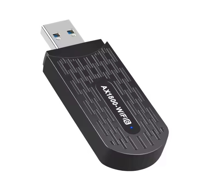AX1800 USB WiFi Adapter for Desktop PC, WiFi 6 Adapter Dual Band 5GHz/2.4GHz, USB 3.0 Wireless Adapter for Computer Laptop