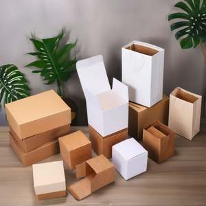 Wholesale <b>Recycled</b> Paperboard Self Erecting Small White <b>Boxes</b> with Offset Printing Custom Size & Logo for Cosmetic Packaging - Product Image 3