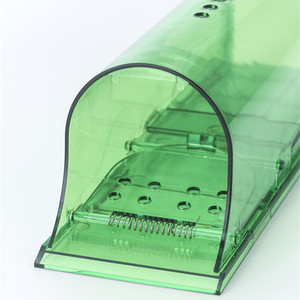 Trampa para ratones de plástico transparente, 203x133x68mm, estación de cebo segura para bebés, uso doméstico - Product Image 3