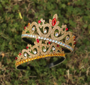 Mode cristal couronne bandeaux enfants diadèmes sirène bandeaux brillant enfant cheveux accessoires pour fête plage - Product Image 2